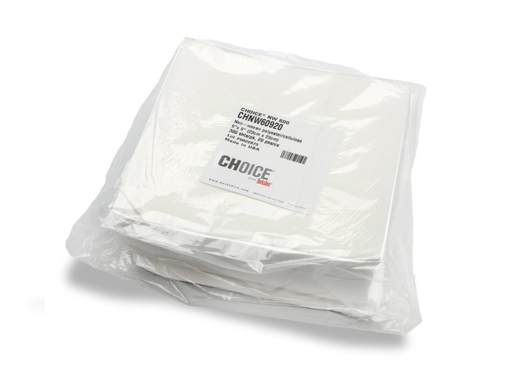 CHNW60920P Nonwoven Cleanroom Wipes Pack